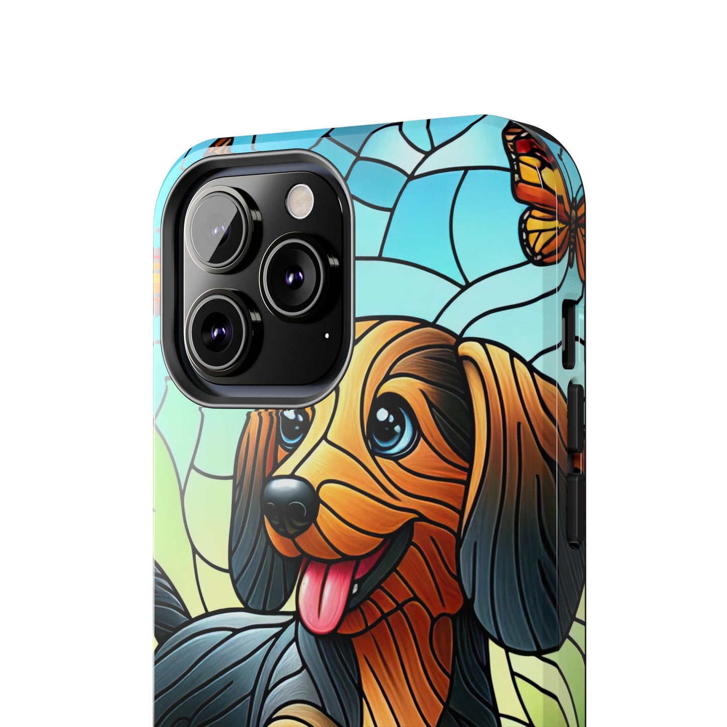 Cute Dachshund Phone Case, Dog Lover Gift, Tough Phone Cover, Pet Accessory,