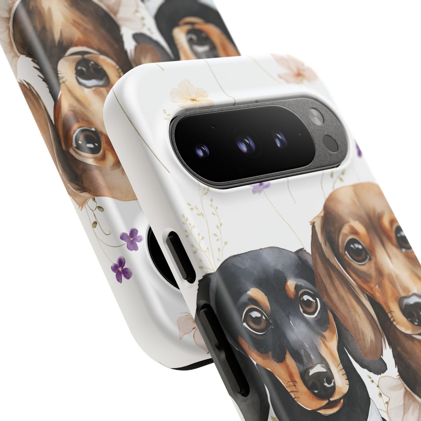 Wedding Dachshund Dog Phone Case - Bridal Gift Flower Girl Apple Pixel Galaxy