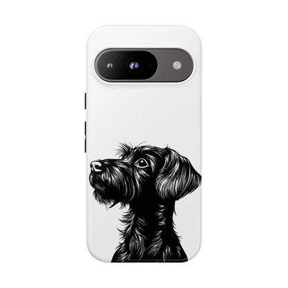 Simple Wire Haired Dachshund Mens Phone Case - Dog Apple Pixel Galaxy