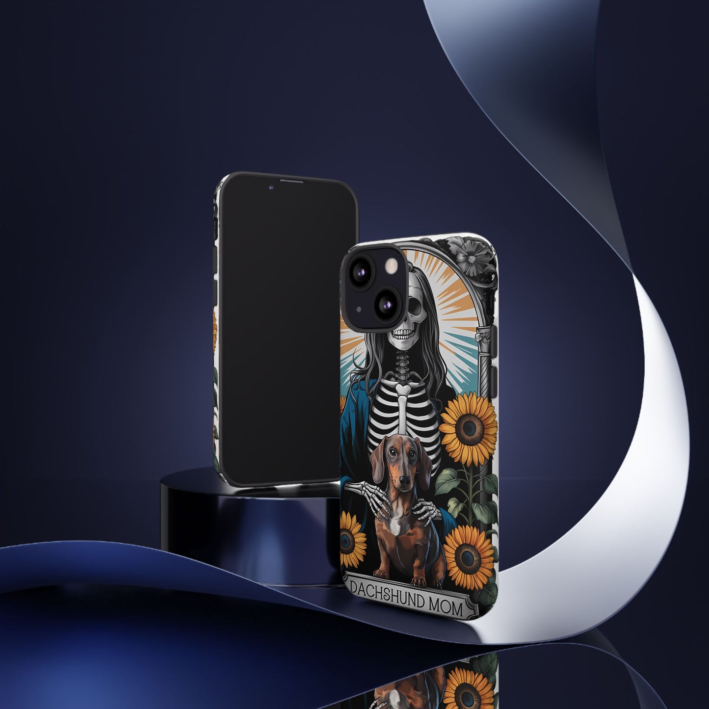 Tarot Card Dachshund Mom Phone Case - Dog Apple Pixel Galaxy