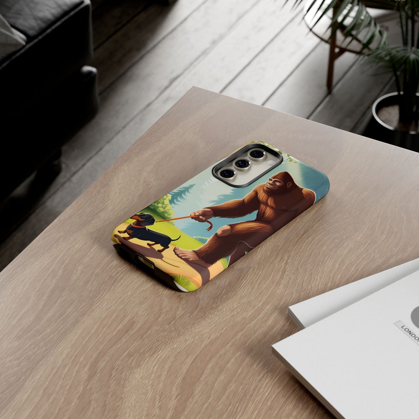 Big Foot Walking Dachshund Phone Case - Dog Apple Pixel Galaxy