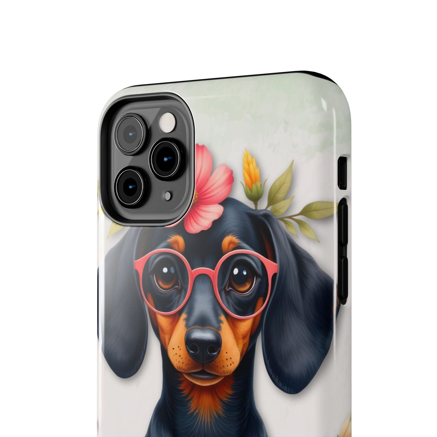 Cute Dachshund Phone Case, Dog Lover Gift, Tough Phone Cover, Pet Accessory,