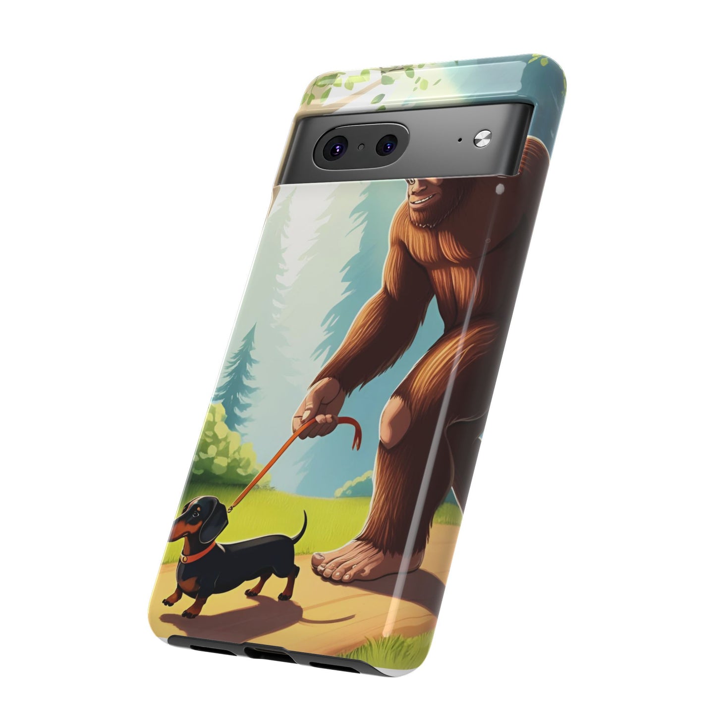 Big Foot Walking Dachshund Phone Case - Dog Apple Pixel Galaxy