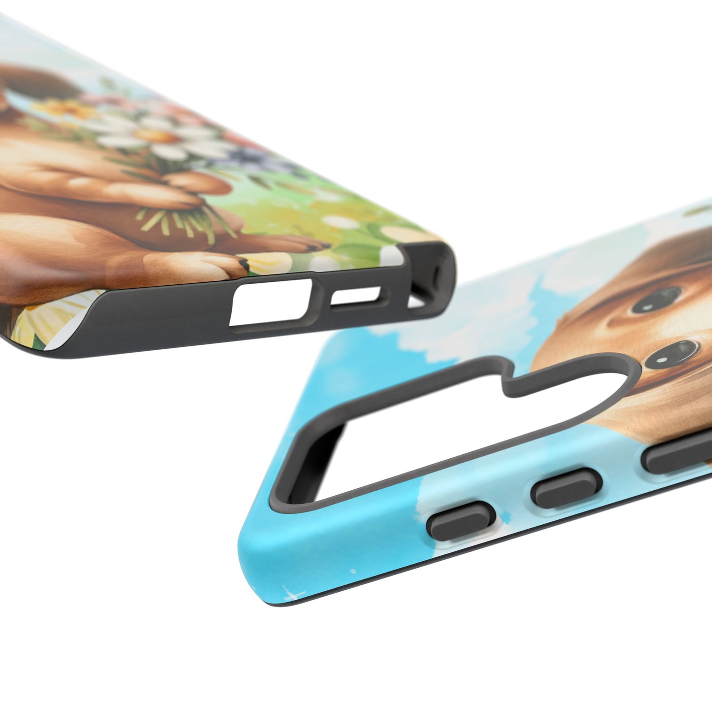 Watercolor Dachshund Dog Phone Case - Rescue Dog Apple Pixel Galaxy Spring