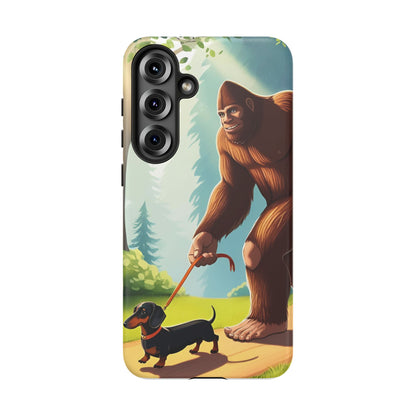 Big Foot Walking Dachshund Phone Case - Dog Apple Pixel Galaxy