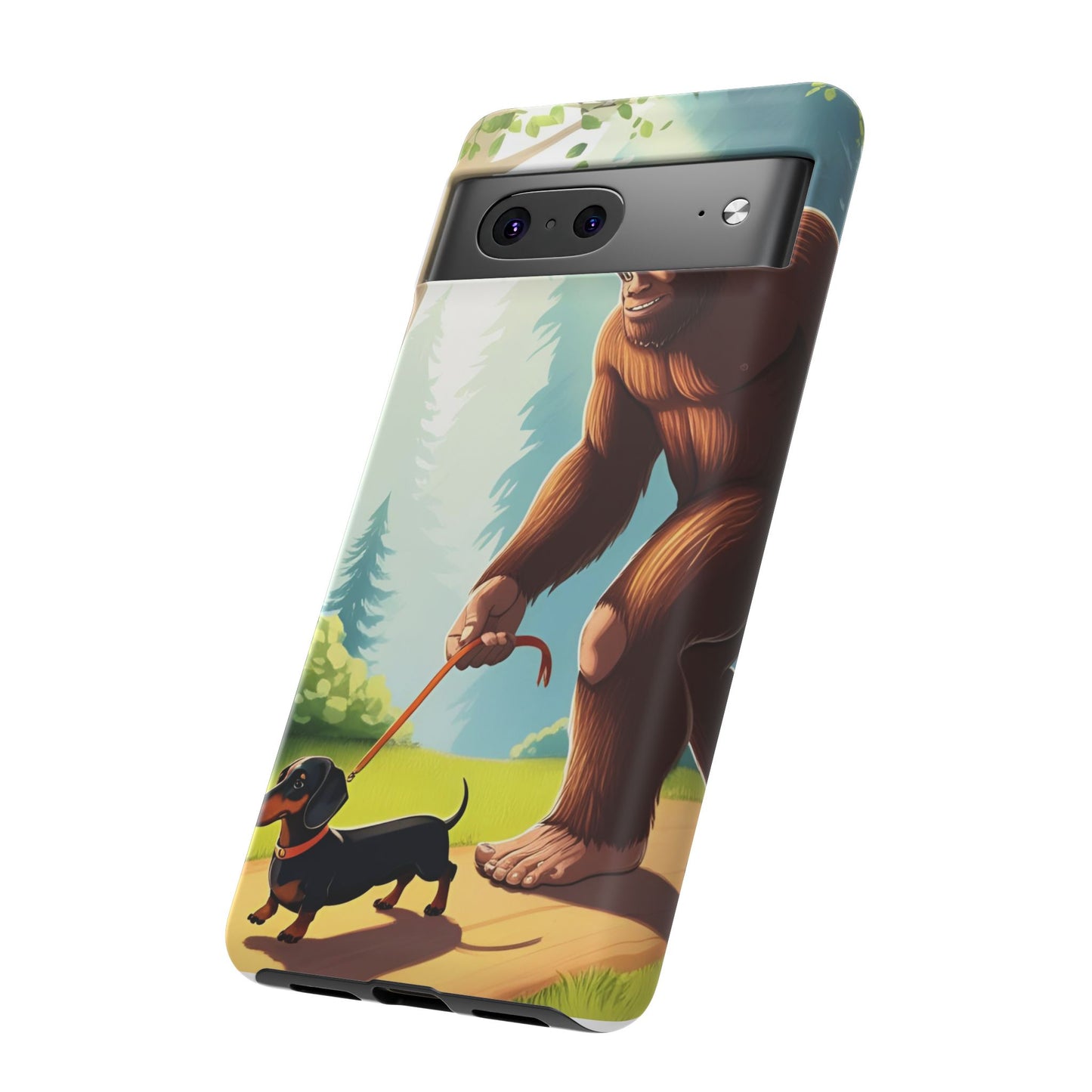 Big Foot Walking Dachshund Phone Case - Dog Apple Pixel Galaxy