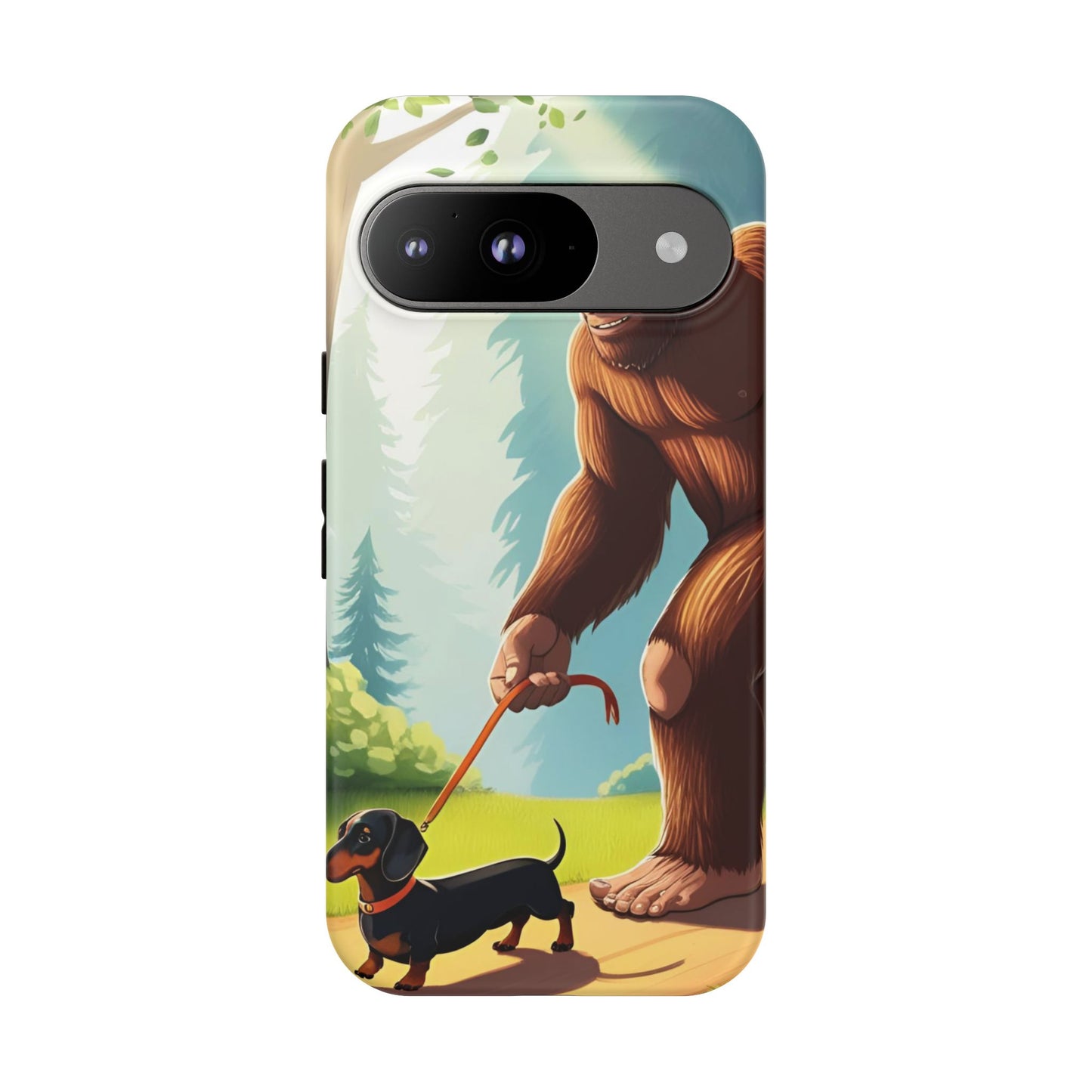 Big Foot Walking Dachshund Phone Case - Dog Apple Pixel Galaxy