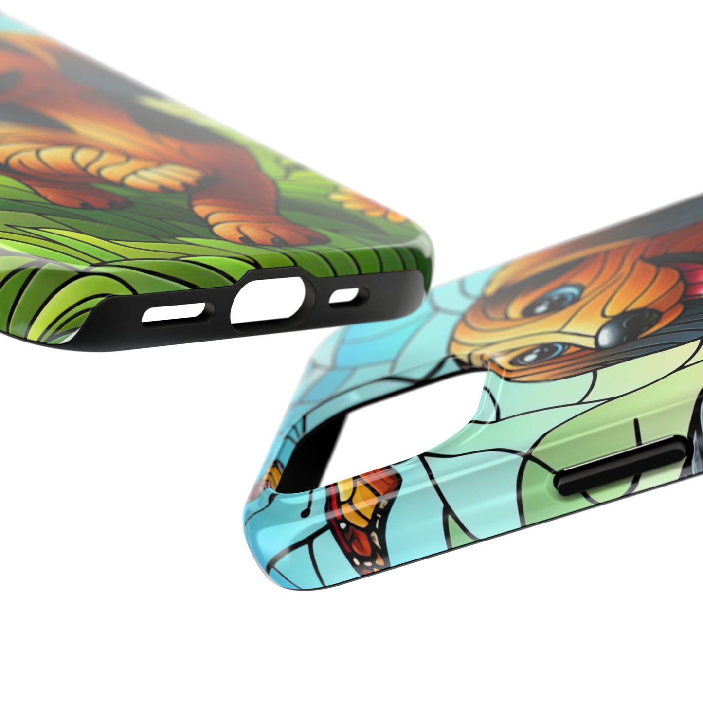 Cute Dachshund Phone Case, Dog Lover Gift, Tough Phone Cover, Pet Accessory,