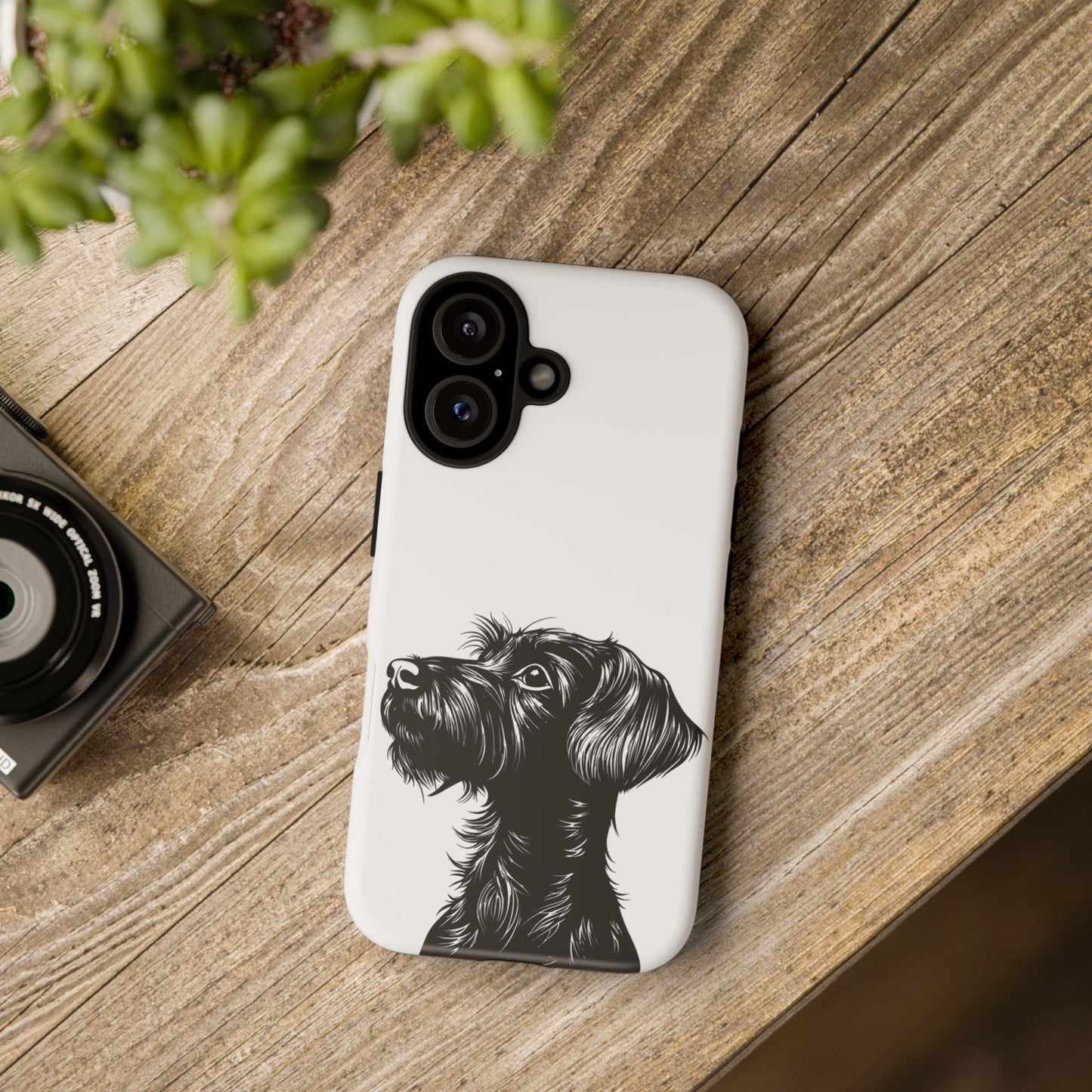 Simple Wire Haired Dachshund Mens Phone Case - Dog Apple Pixel Galaxy