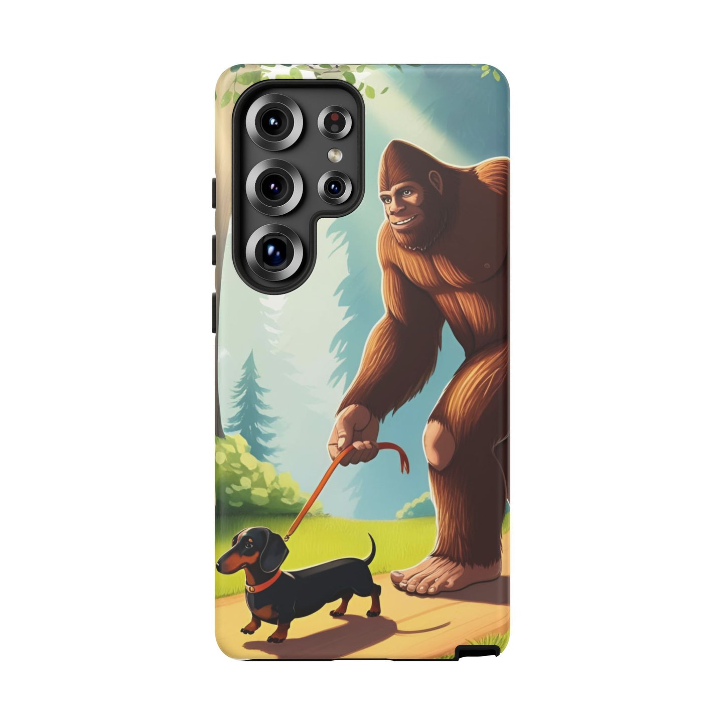Big Foot Walking Dachshund Phone Case - Dog Apple Pixel Galaxy