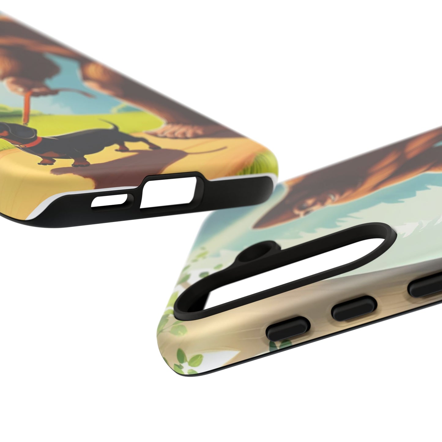 Big Foot Walking Dachshund Phone Case - Dog Apple Pixel Galaxy