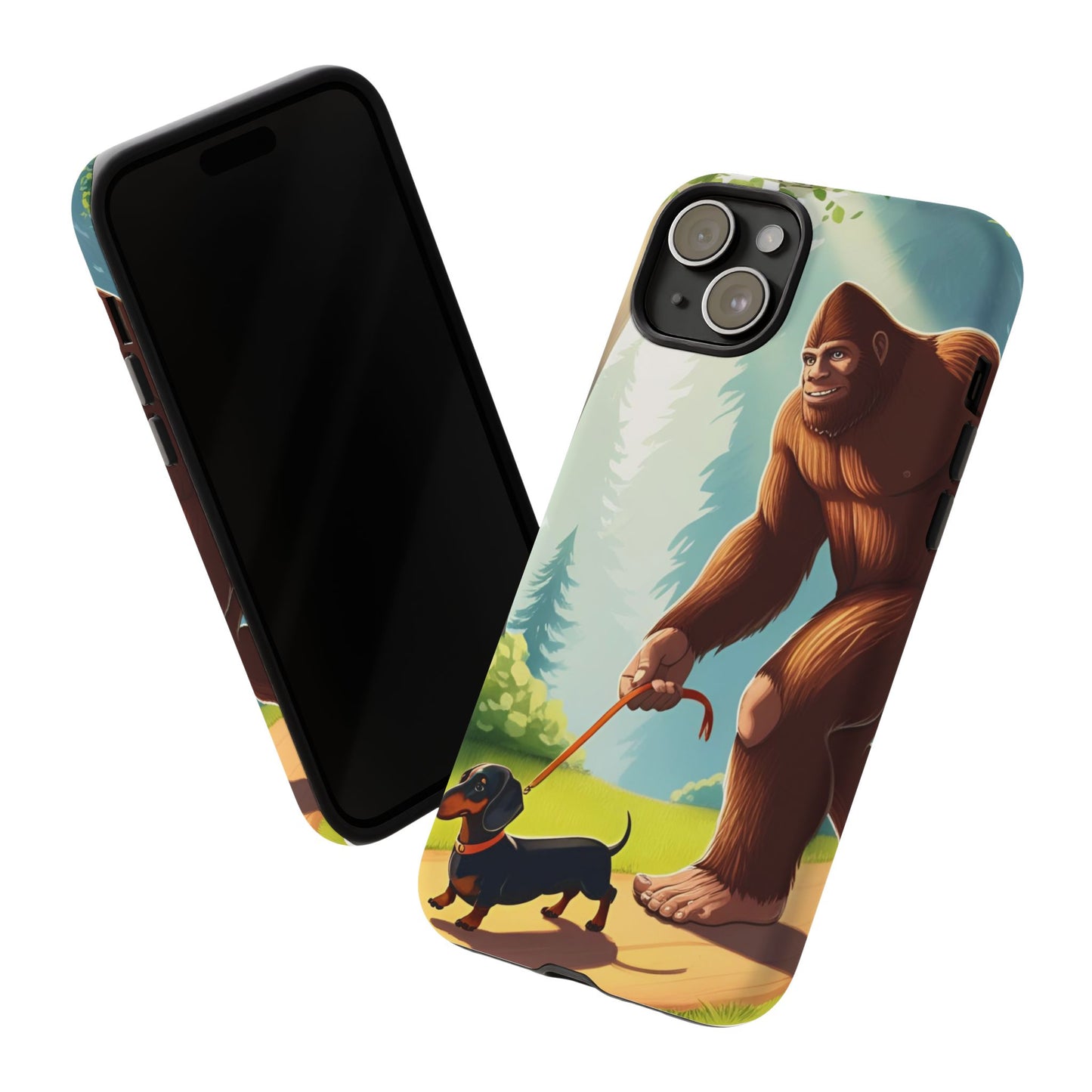 Big Foot Walking Dachshund Phone Case - Dog Apple Pixel Galaxy