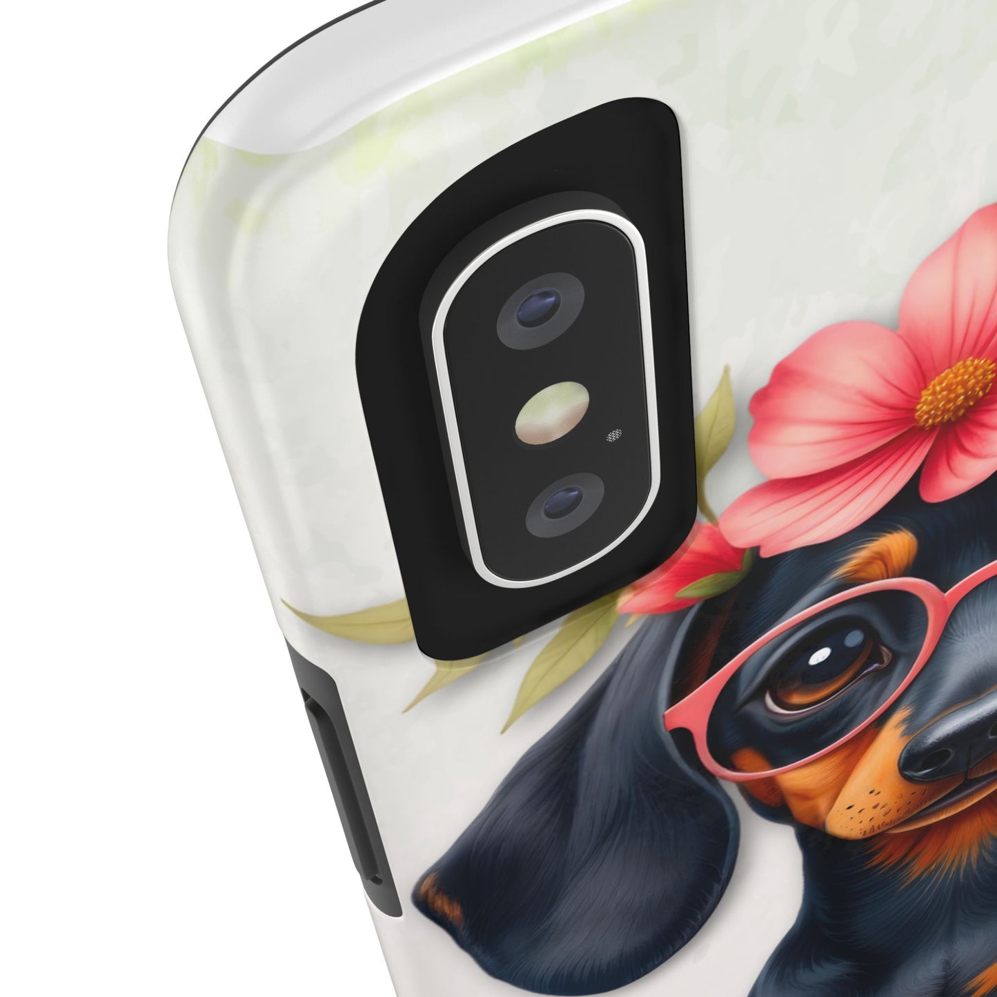 Cute Dachshund Phone Case, Dog Lover Gift, Tough Phone Cover, Pet Accessory,