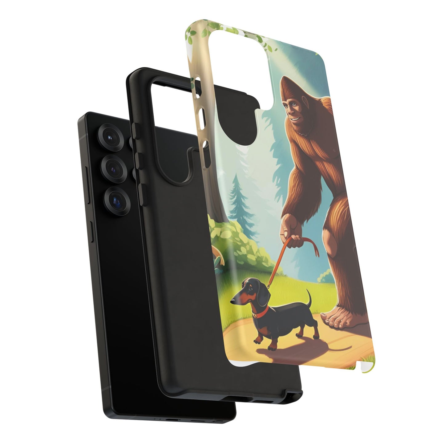 Big Foot Walking Dachshund Phone Case - Dog Apple Pixel Galaxy