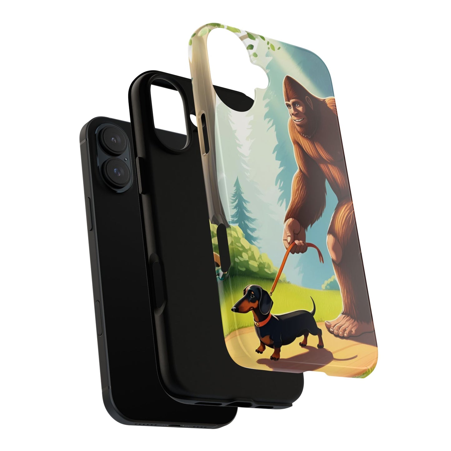 Big Foot Walking Dachshund Phone Case - Dog Apple Pixel Galaxy