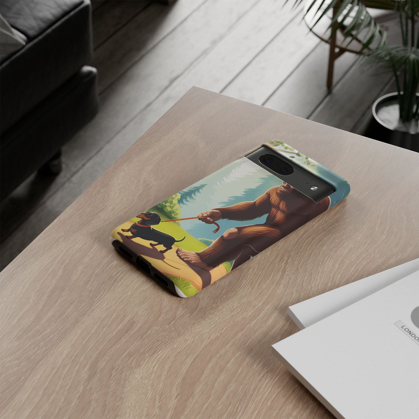 Big Foot Walking Dachshund Phone Case - Dog Apple Pixel Galaxy