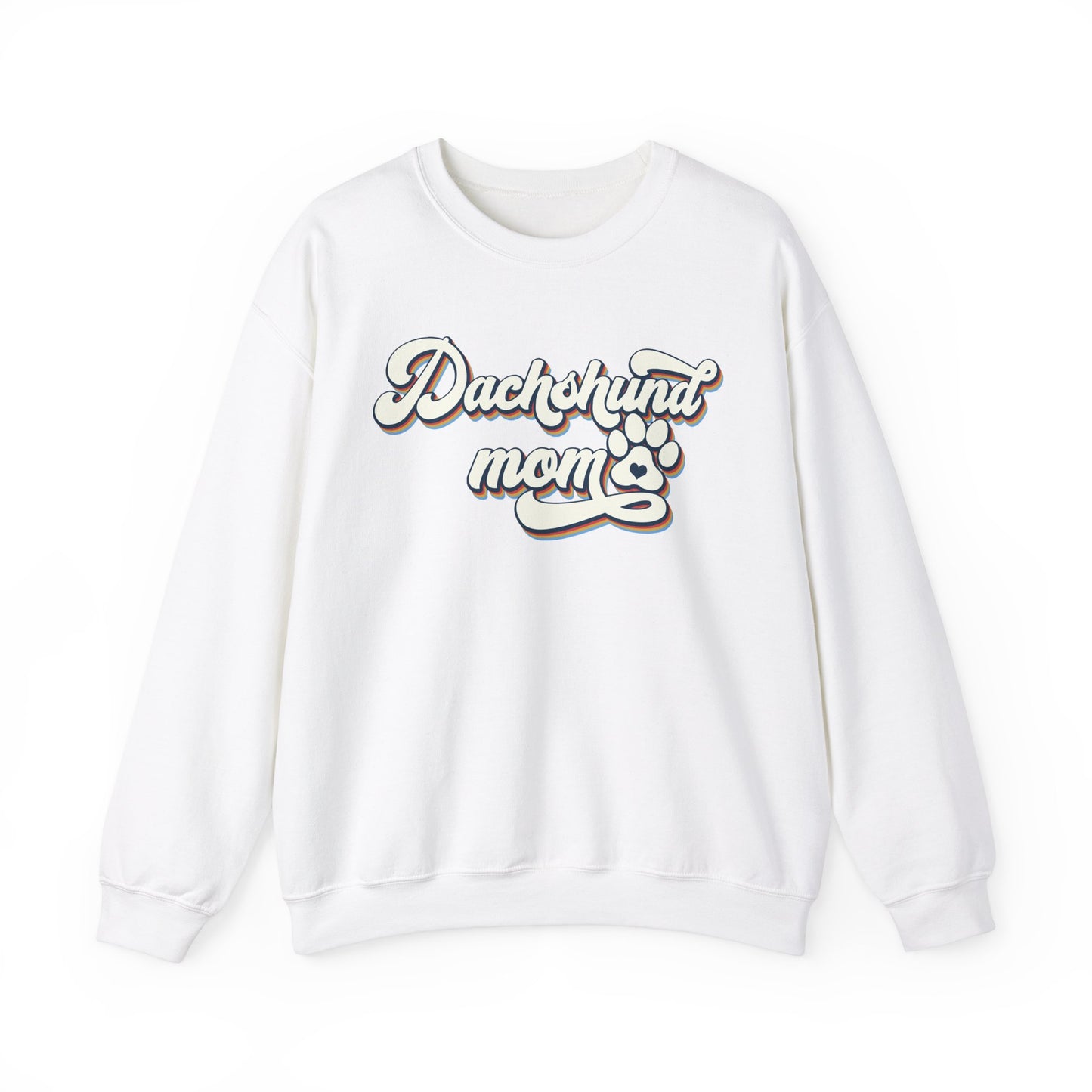 Dachshund Mom Sweatshirt, Dog Lover Gift, Funny Weiner Dog Jumper, Classic Sausage Dog Crewneck, Pet Owner Apparel