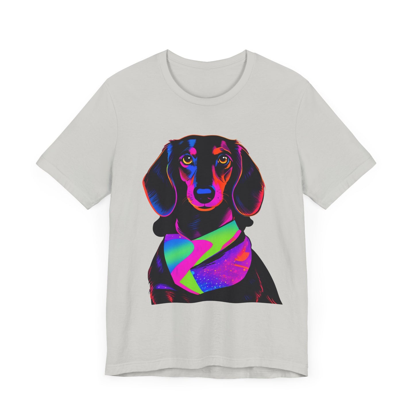 Dachshund Tee Shirt, Cute Dog Lover Top, Short Sleeve Unisex Weiner Dog Gift for Pet Owners