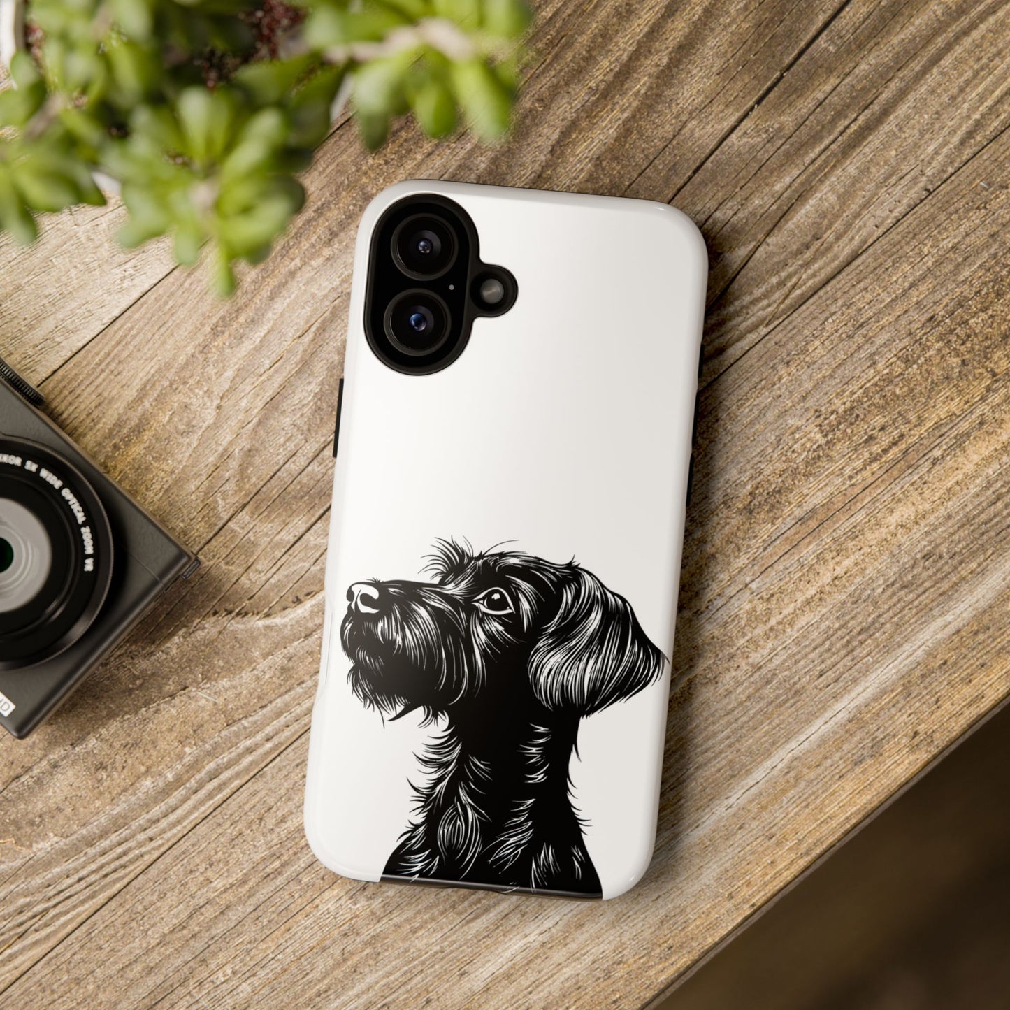 Simple Wire Haired Dachshund Mens Phone Case - Dog Apple Pixel Galaxy