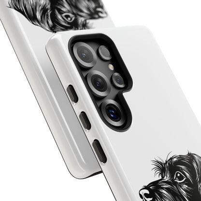 Simple Wire Haired Dachshund Mens Phone Case - Dog Apple Pixel Galaxy