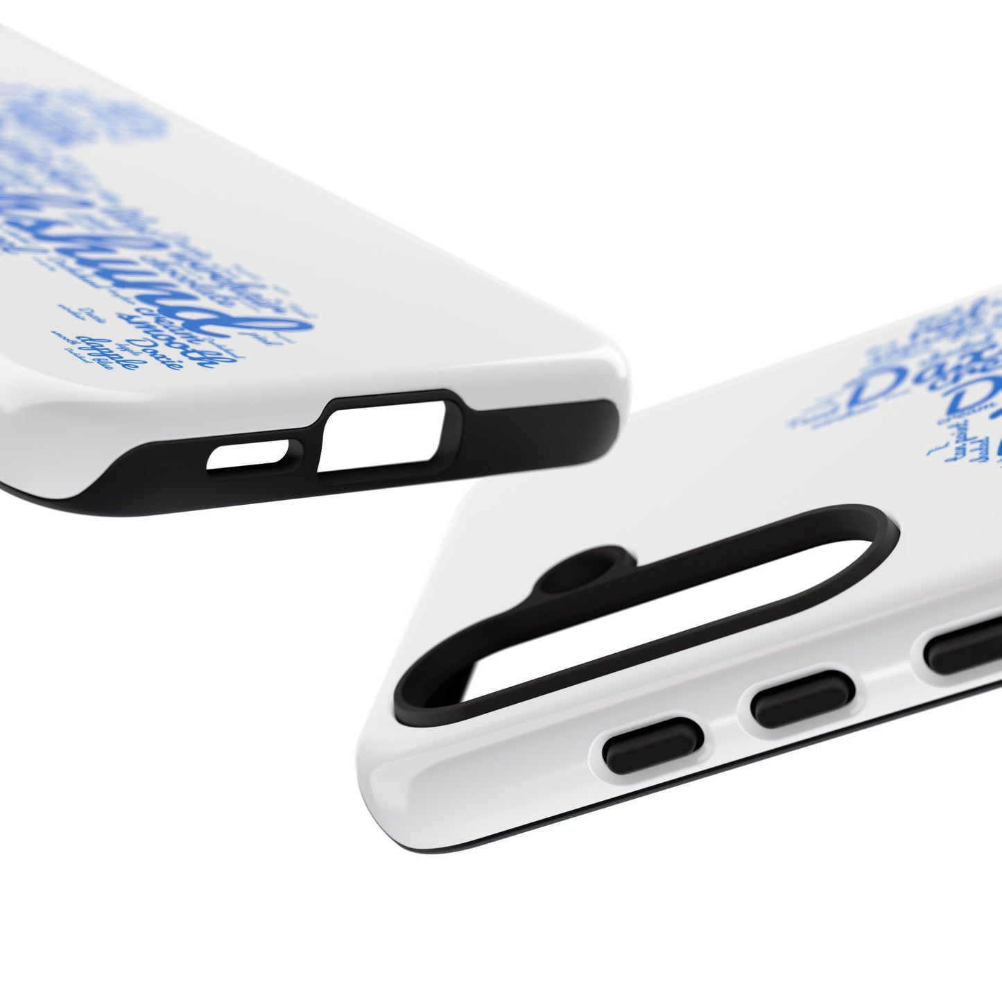 Type Subway Vibrant Dachshund Words Phone Case - Dog Apple Pixel Galaxy