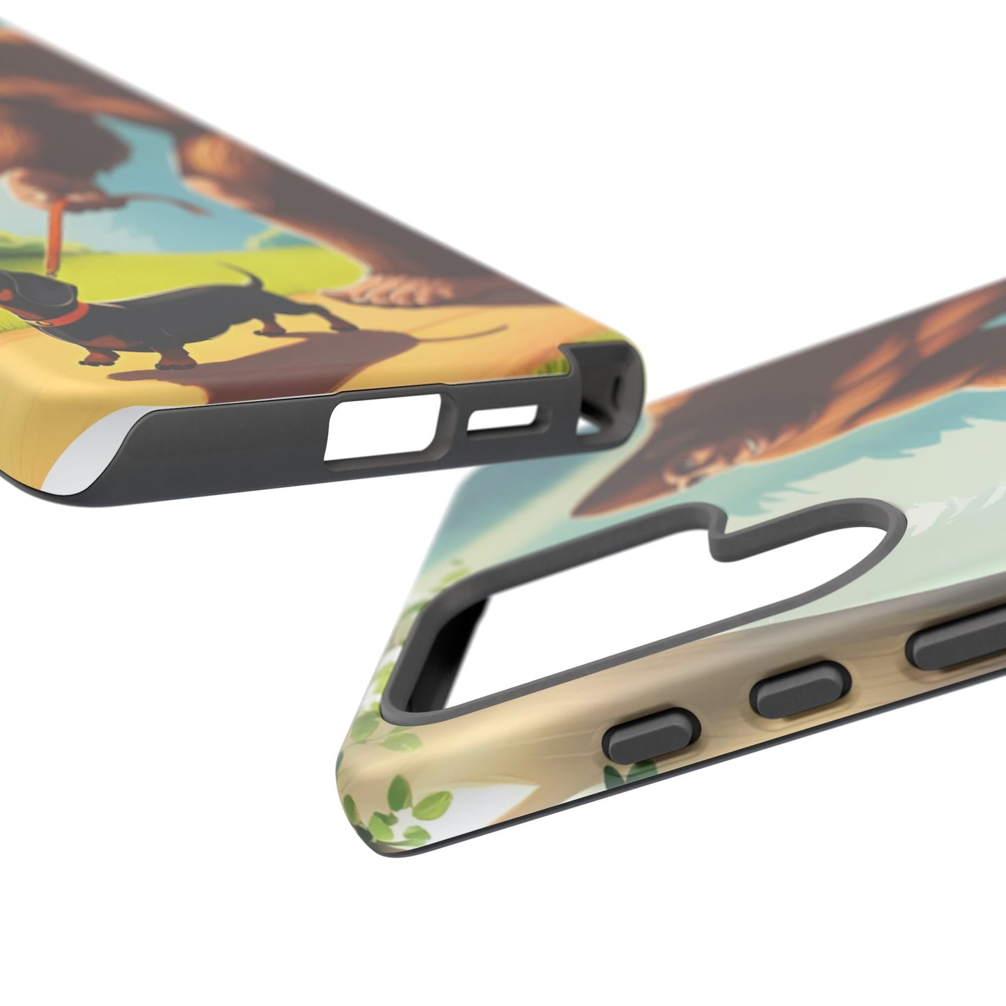 Big Foot Walking Dachshund Phone Case - Dog Apple Pixel Galaxy