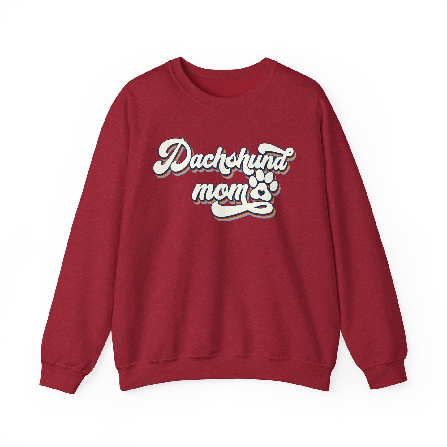 Dachshund Mom Sweatshirt, Dog Lover Gift, Funny Weiner Dog Jumper, Classic Sausage Dog Crewneck, Pet Owner Apparel