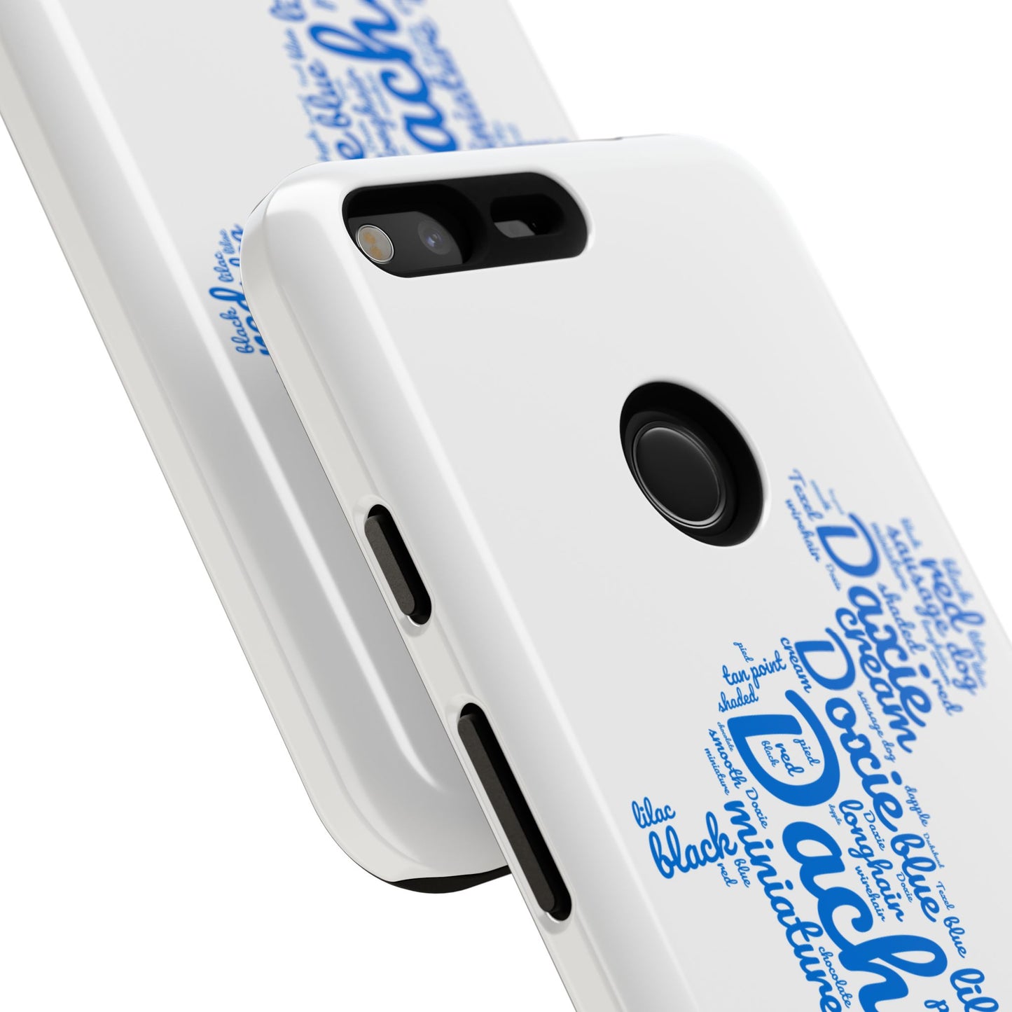 Type Subway Vibrant Dachshund Words Phone Case - Dog Apple Pixel Galaxy