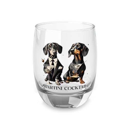 Funny Unique Gift for Dog Lovers, Dachshund Drinking Glass Sophisticated
