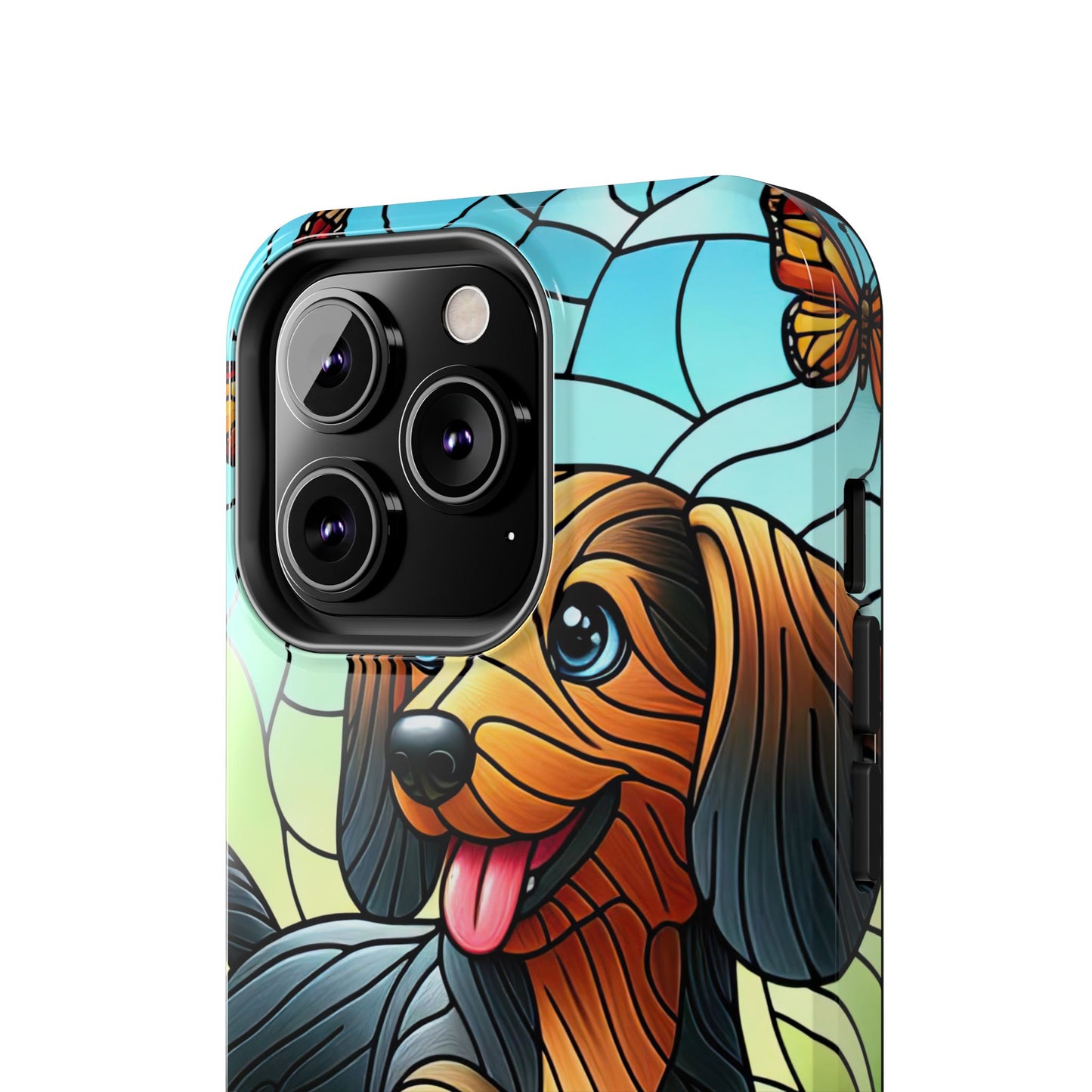 Cute Dachshund Phone Case, Dog Lover Gift, Tough Phone Cover, Pet Accessory,