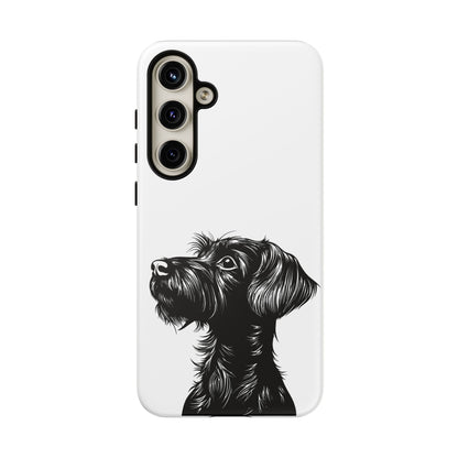 Simple Wire Haired Dachshund Mens Phone Case - Dog Apple Pixel Galaxy
