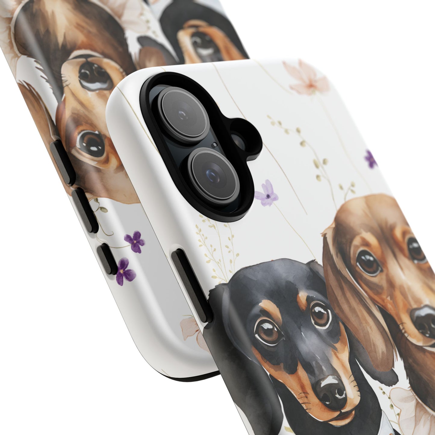 Wedding Dachshund Dog Phone Case - Bridal Gift Flower Girl Apple Pixel Galaxy