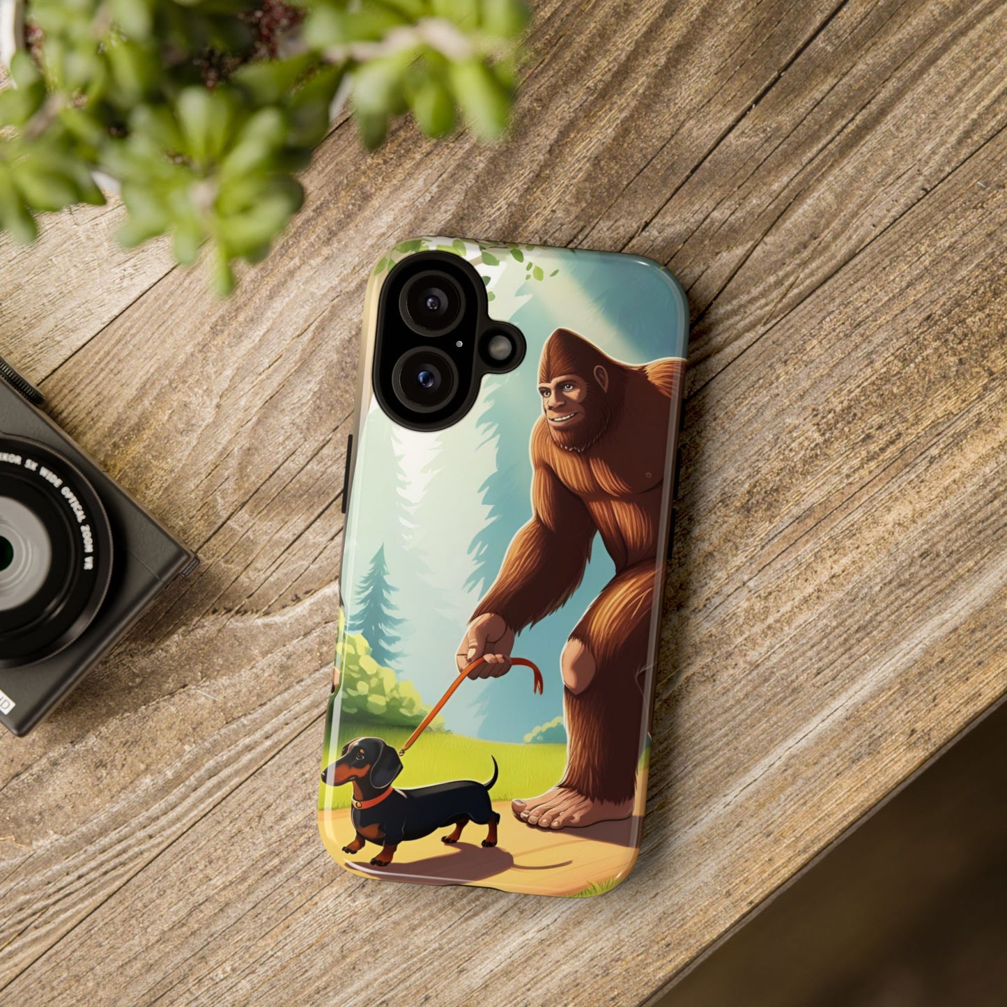 Big Foot Walking Dachshund Phone Case - Dog Apple Pixel Galaxy