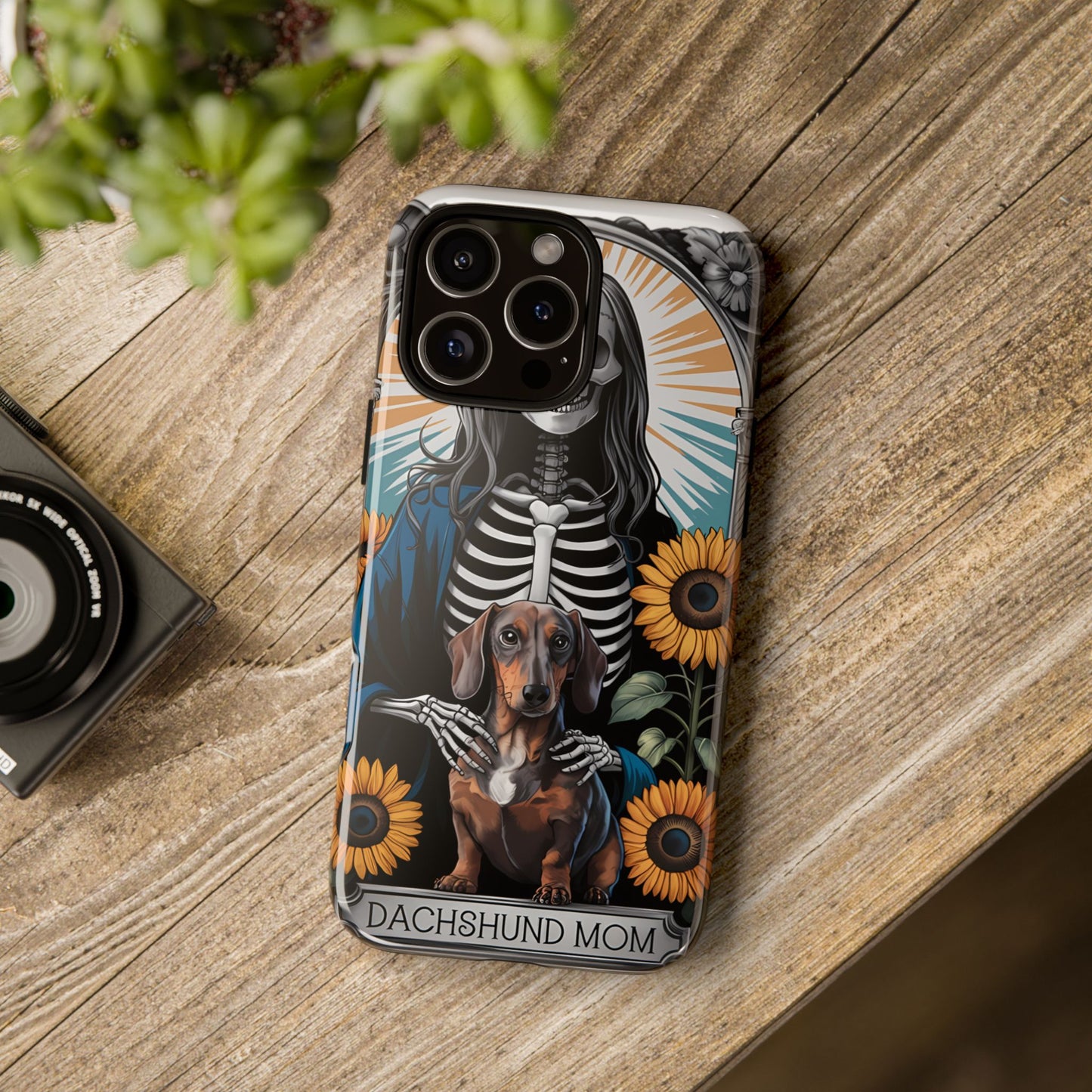 Tarot Card Dachshund Mom Phone Case - Dog Apple Pixel Galaxy