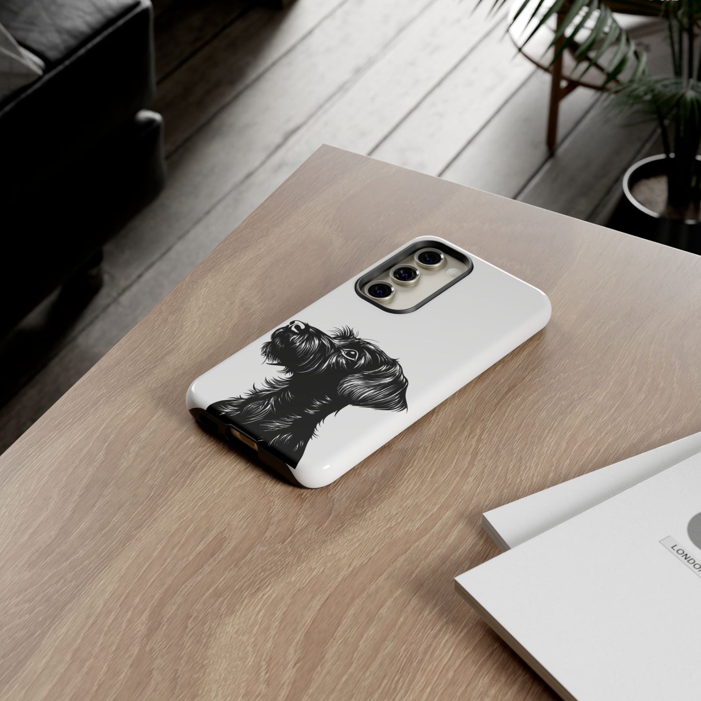 Simple Wire Haired Dachshund Mens Phone Case - Dog Apple Pixel Galaxy
