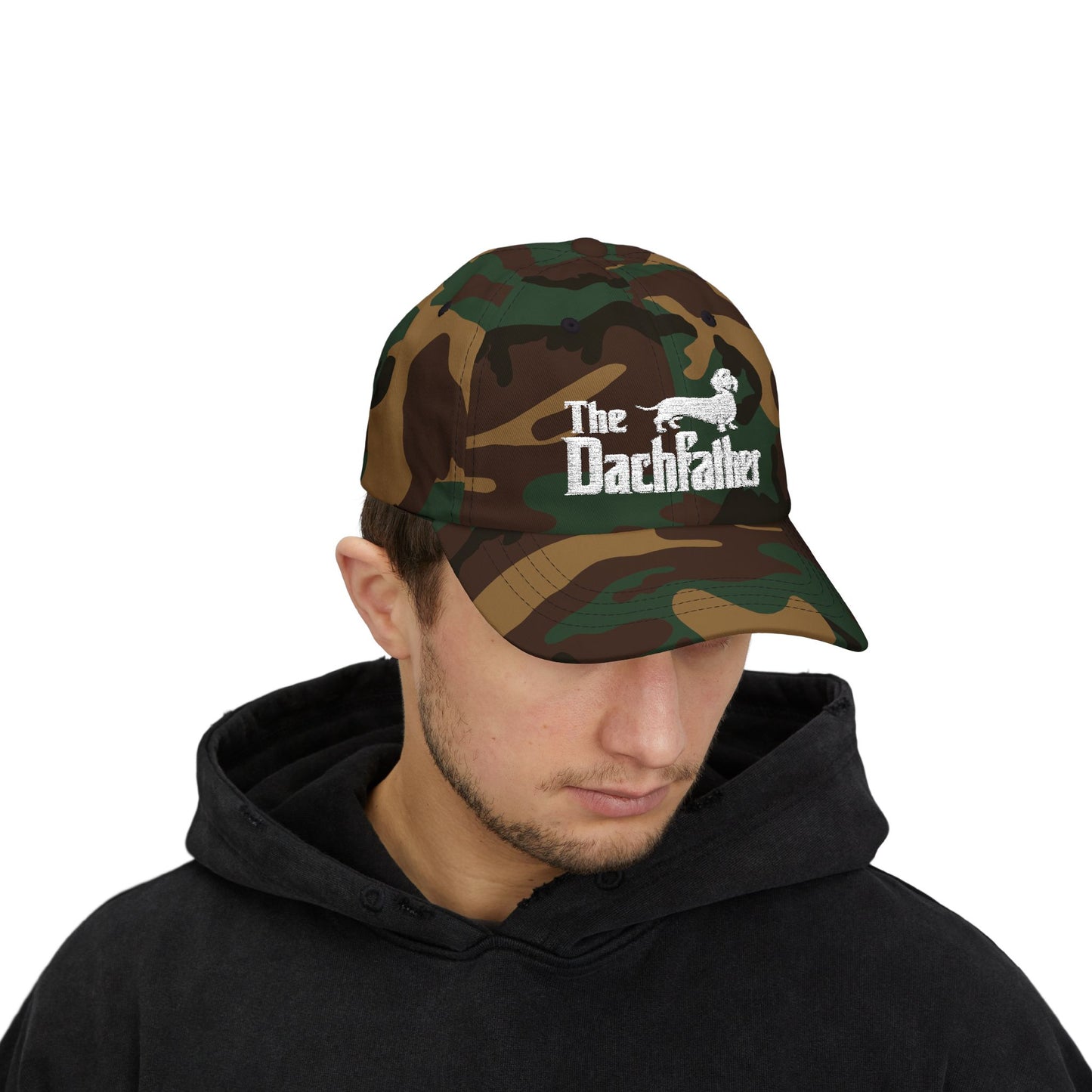 Dachshund Father Cap, Classic Dog Lover Hat, Pet Owner Gift, Stylish Outdoor Dachfather Doxie