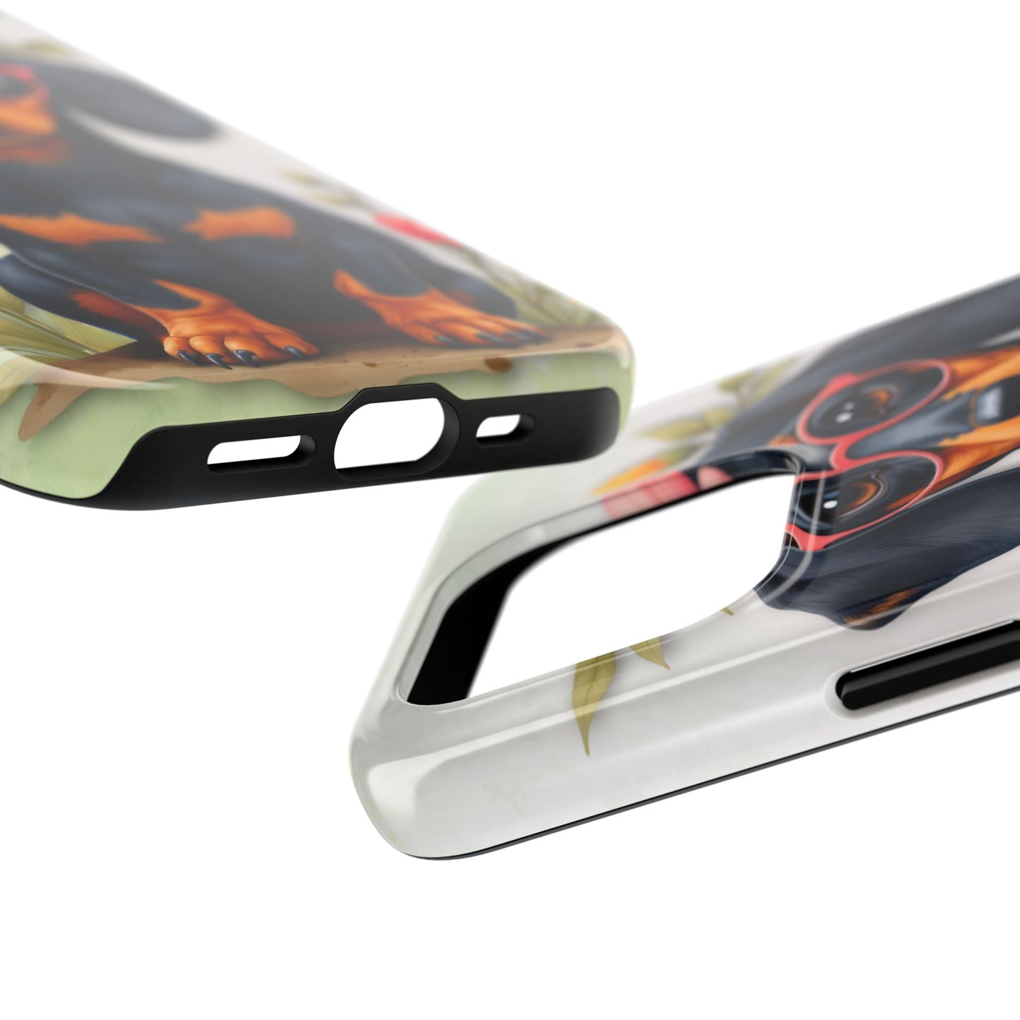 Cute Dachshund Phone Case, Dog Lover Gift, Tough Phone Cover, Pet Accessory,