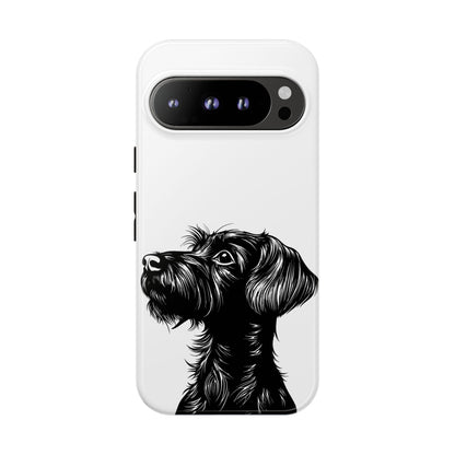 Simple Wire Haired Dachshund Mens Phone Case - Dog Apple Pixel Galaxy
