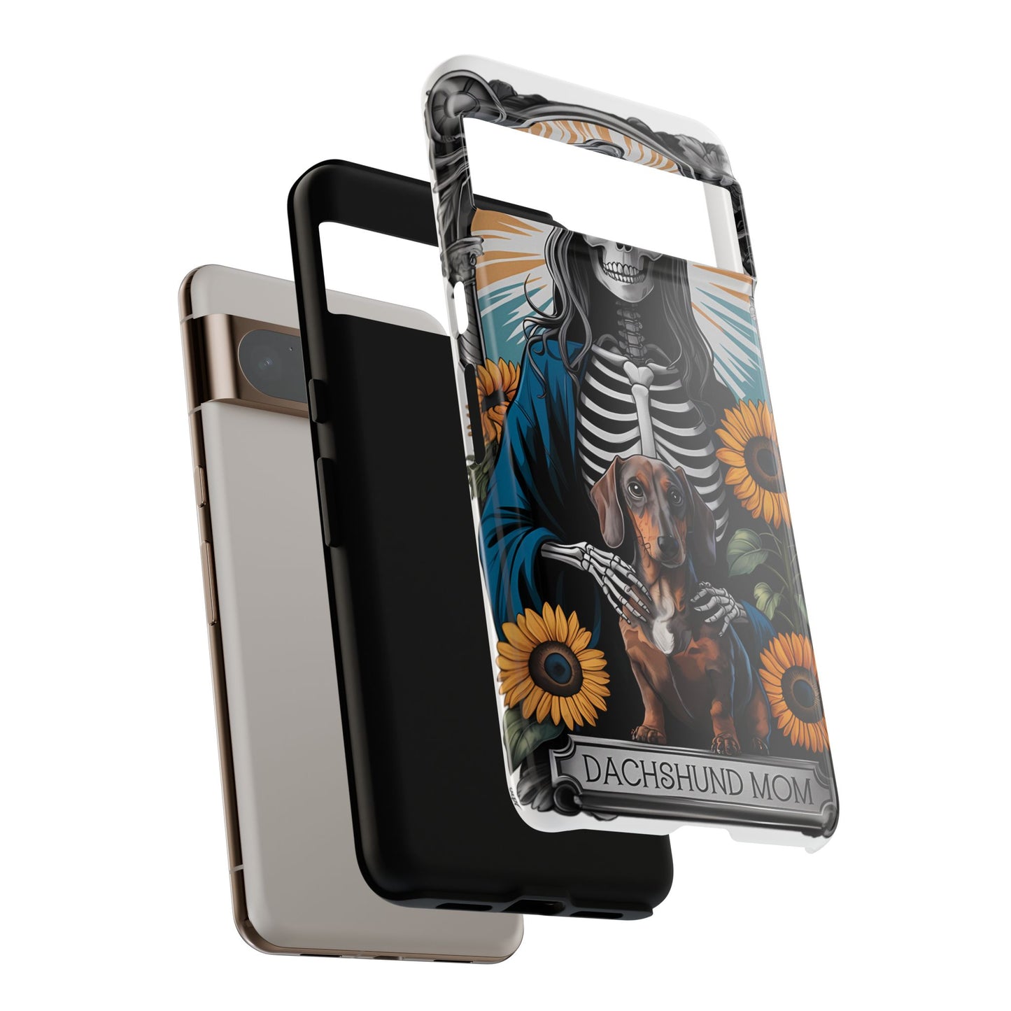 Tarot Card Dachshund Mom Phone Case - Dog Apple Pixel Galaxy