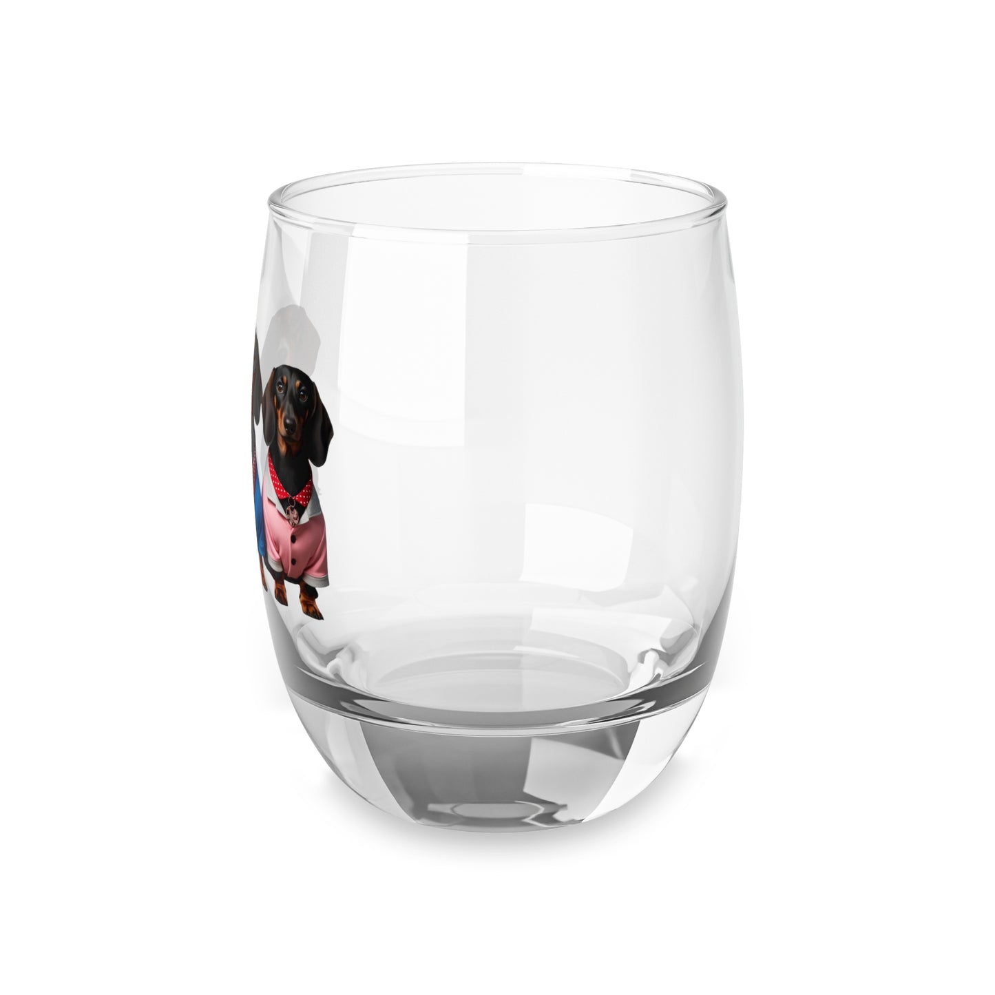 Three Dachshund Whiskey Glass, Dog Lover Gift, Cute Animal Barware, Unique Drinking