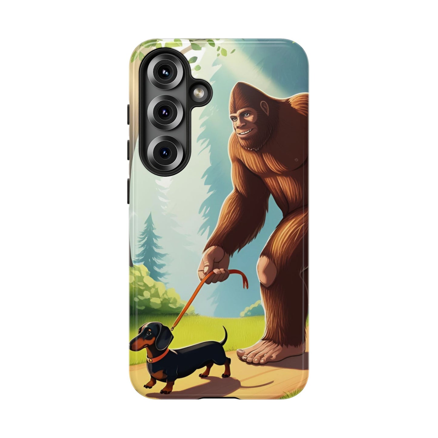 Big Foot Walking Dachshund Phone Case - Dog Apple Pixel Galaxy