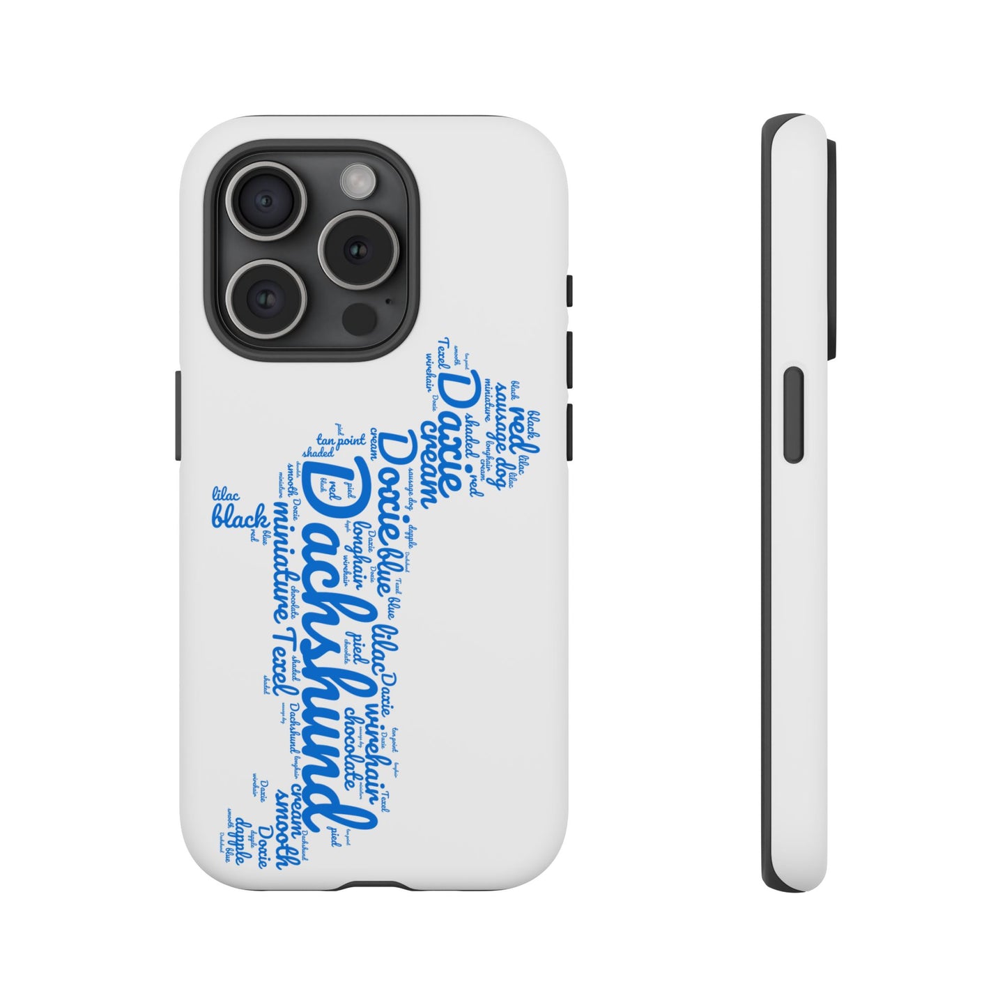 Type Subway Vibrant Dachshund Words Phone Case - Dog Apple Pixel Galaxy