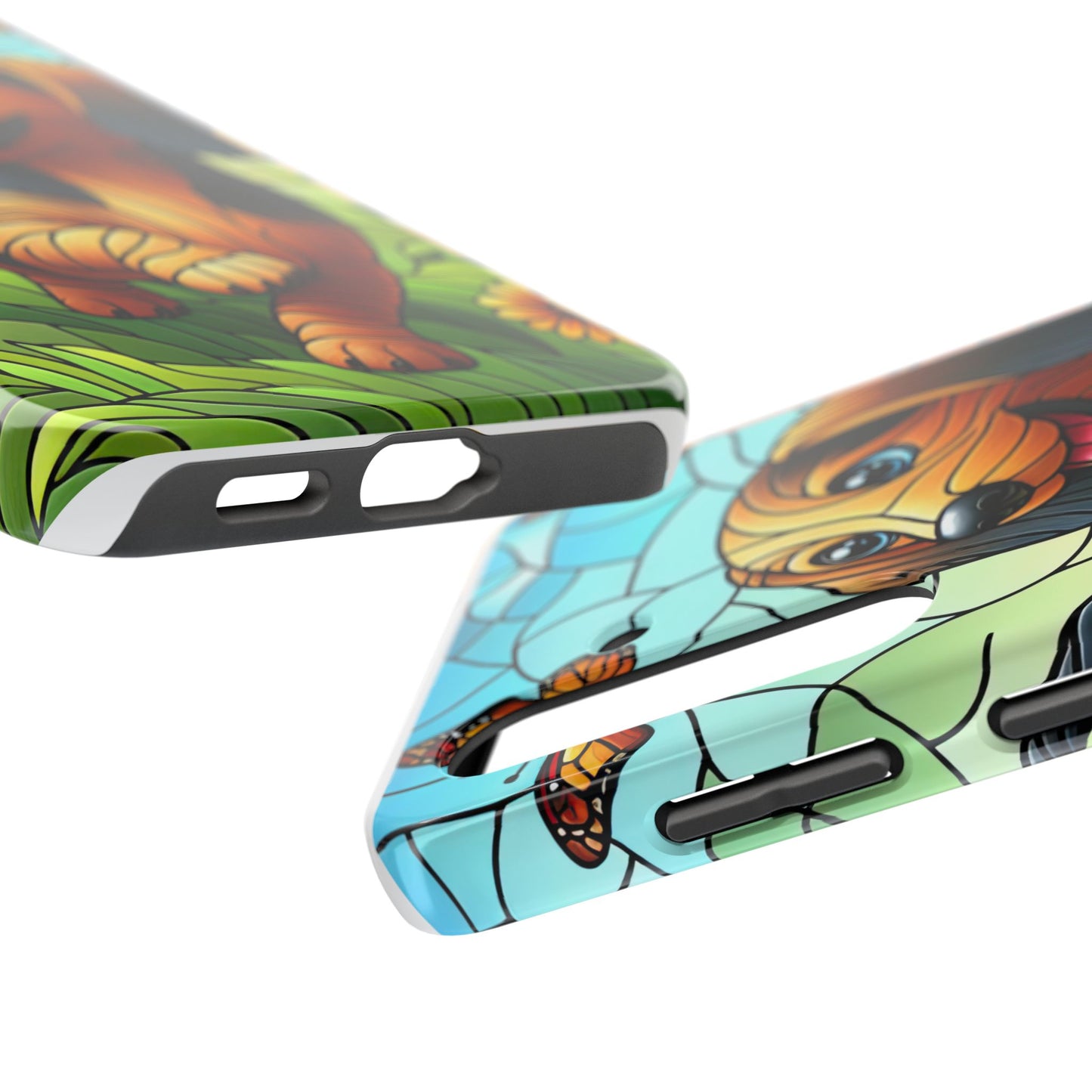 Cute Dachshund Phone Case, Dog Lover Gift, Tough Phone Cover, Pet Accessory,