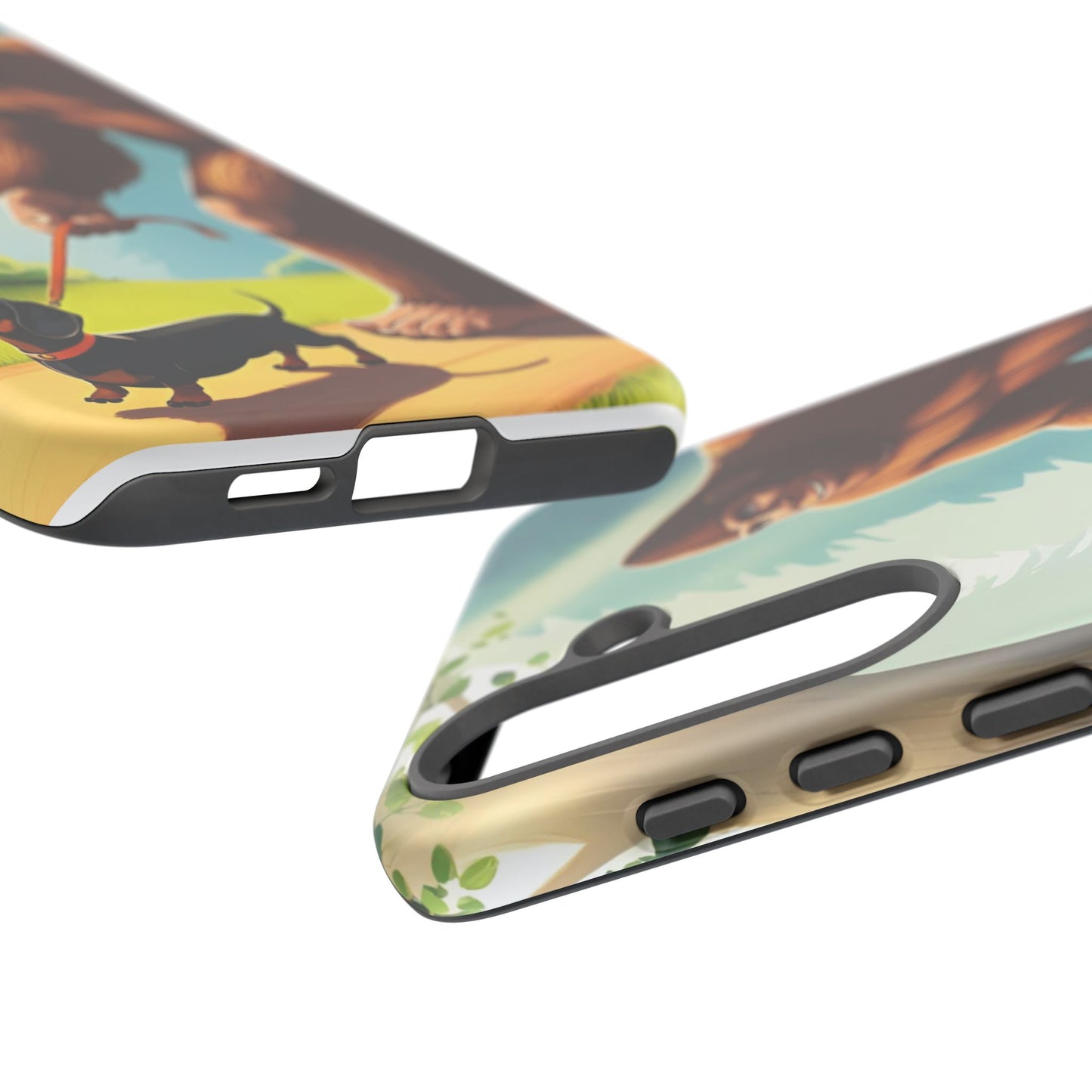 Big Foot Walking Dachshund Phone Case - Dog Apple Pixel Galaxy