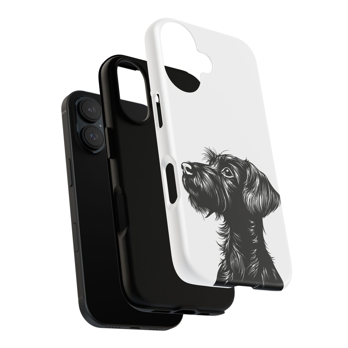 Simple Wire Haired Dachshund Mens Phone Case - Dog Apple Pixel Galaxy