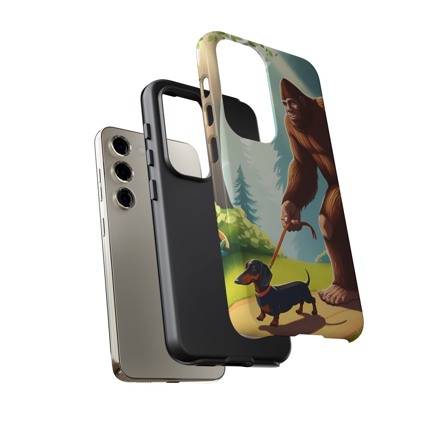 Big Foot Walking Dachshund Phone Case - Dog Apple Pixel Galaxy