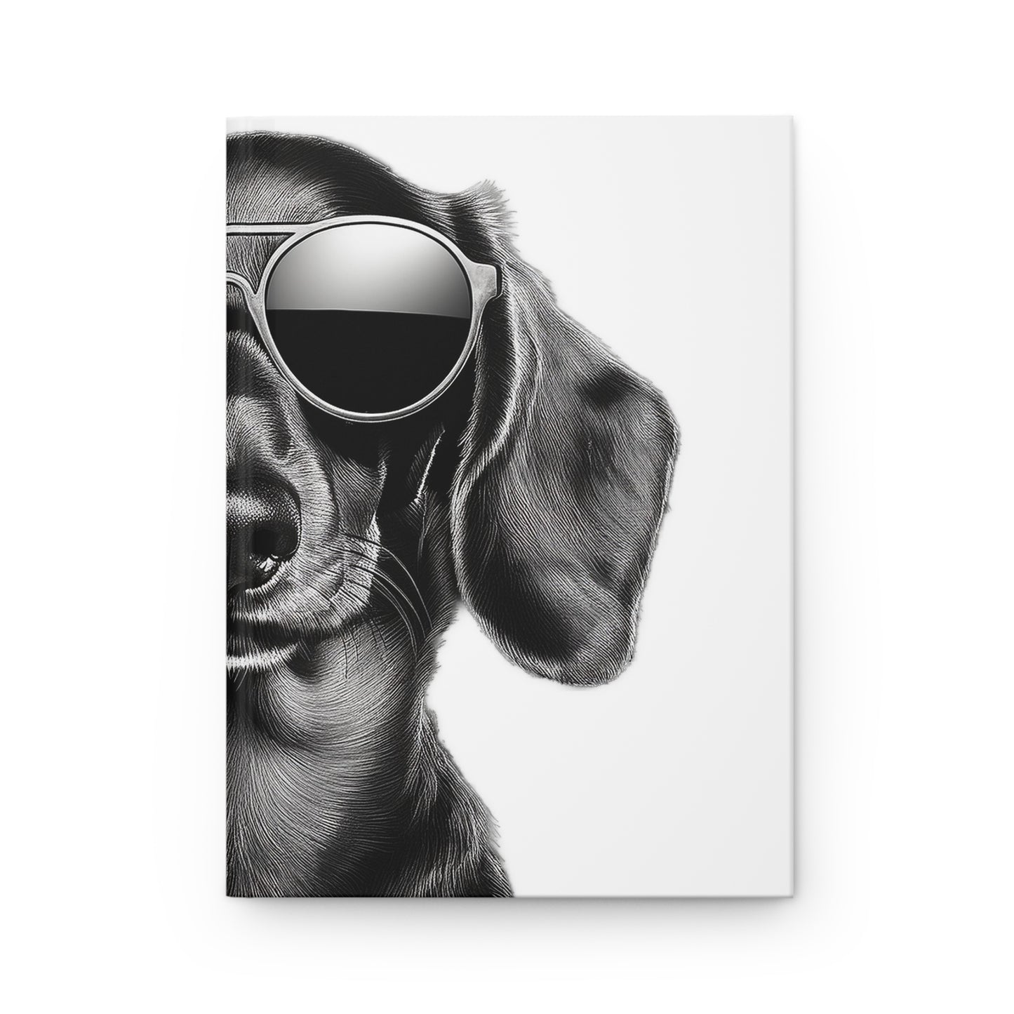 Cool Dog Hardcover Journal Pet Lover Journal Dog Themed Dachshund Mens Gift