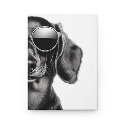 Cool Dog Hardcover Journal Pet Lover Journal Dog Themed Dachshund Mens Gift