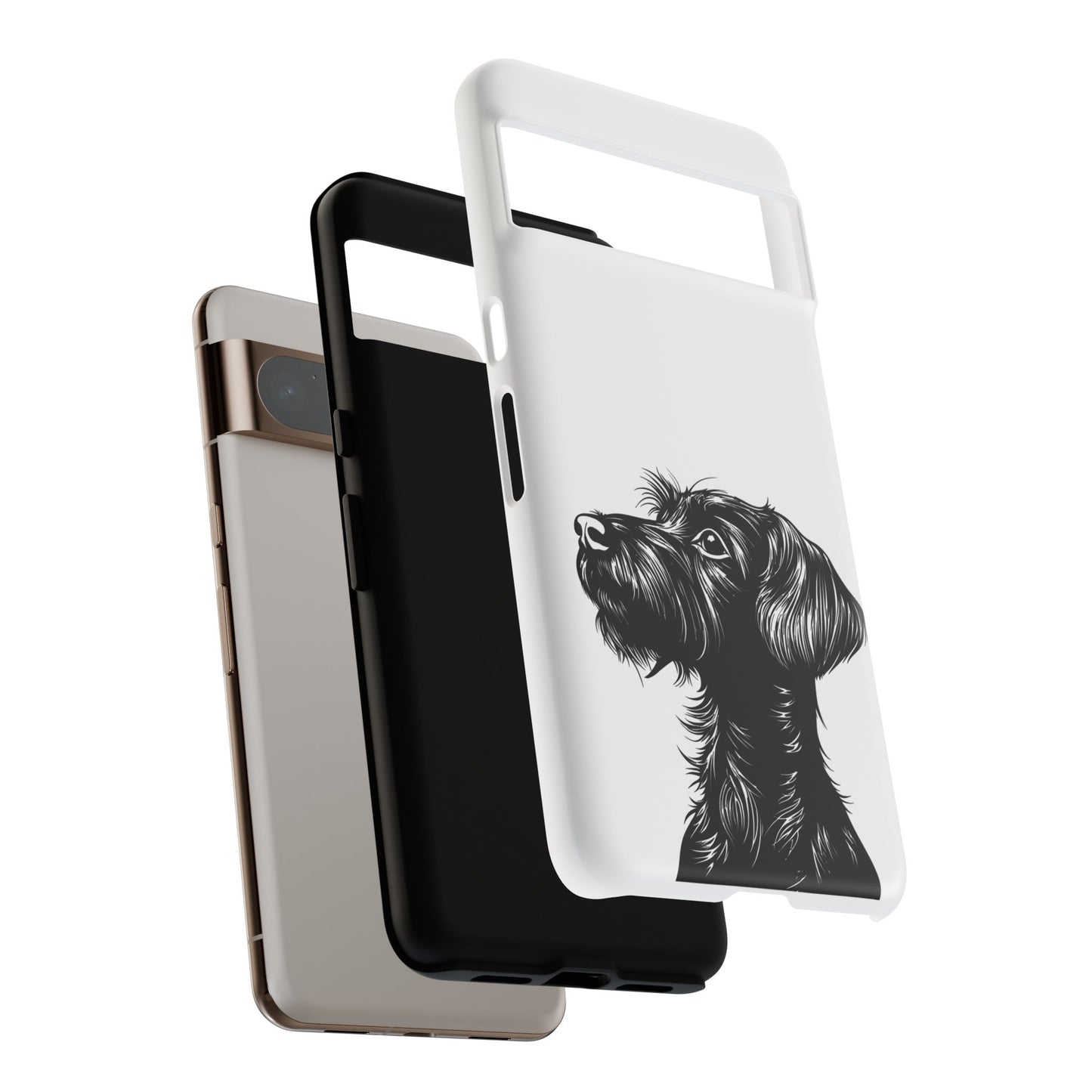 Simple Wire Haired Dachshund Mens Phone Case - Dog Apple Pixel Galaxy