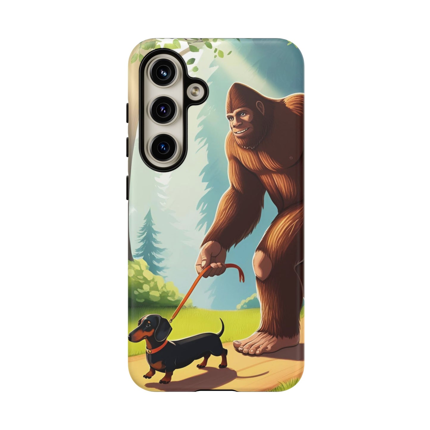 Big Foot Walking Dachshund Phone Case - Dog Apple Pixel Galaxy